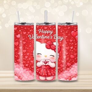 Hello Kitty Valentine's Day Tumbler - Red